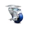 Service Caster 3.5 Inch Solid Polyurethane Wheel Swivel Top Plate Caster with Brake SCC SCC-20S3514-SPUS-TLB - alternate 1